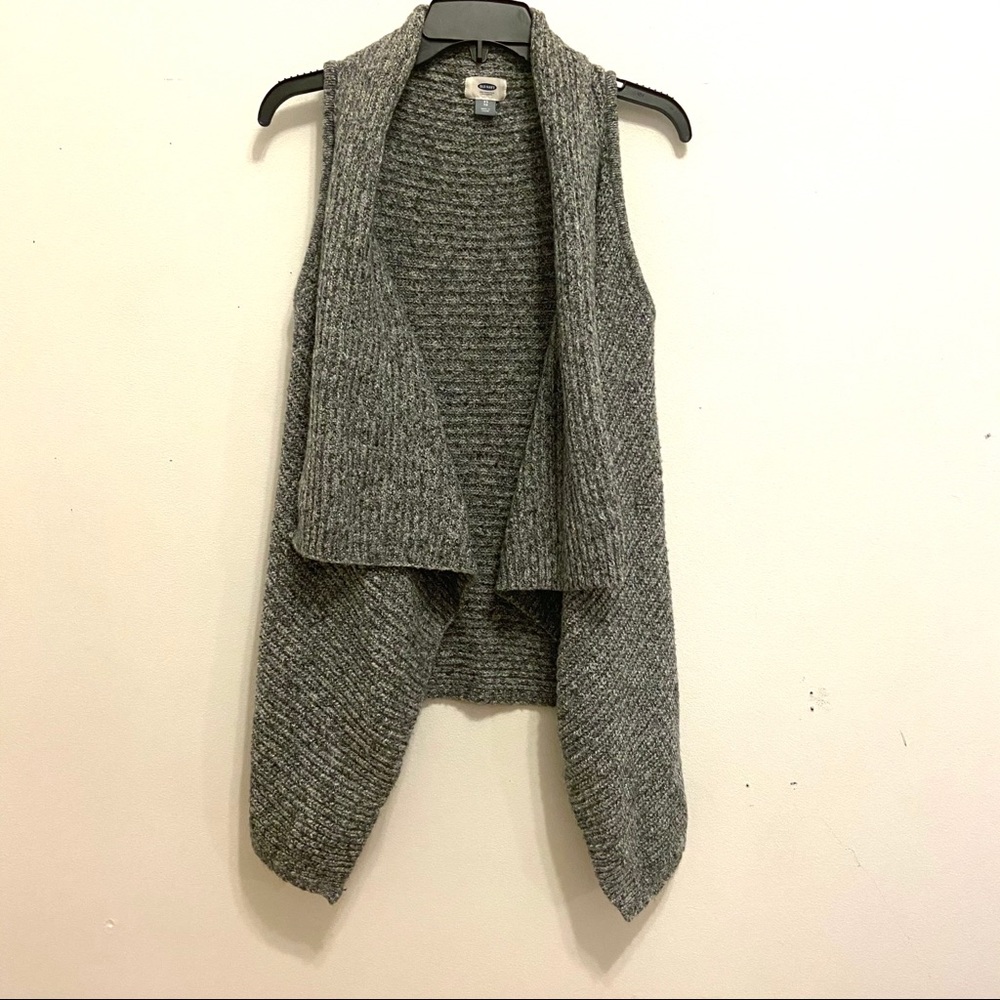 Old Navy Heathered Gray Sweater Vest, size XS